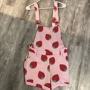 Strawberry Overalls
